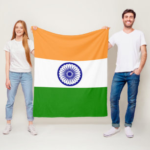 Manta Polar Bandera de la India
