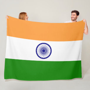 Manta Polar Bandera de la India