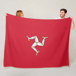 Manta Polar Bandera de la Isla de Man