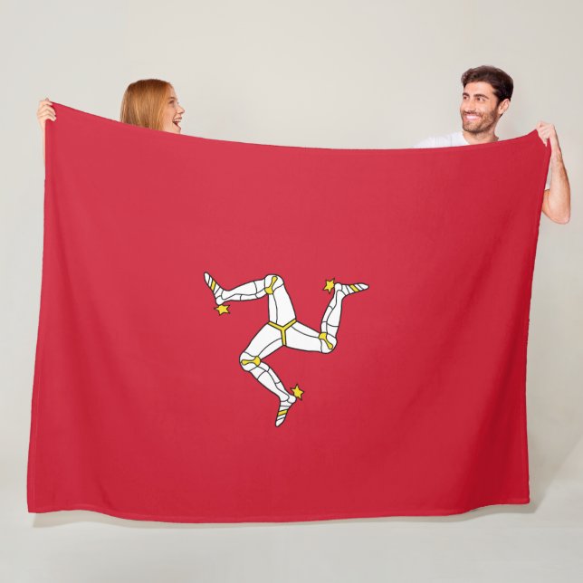 Manta Polar Bandera de la Isla de Man (In situ)