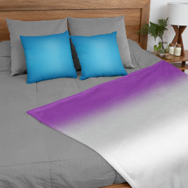 Manta Polar Bandera de la Orgullosa Gradiente Greysexual – Ban