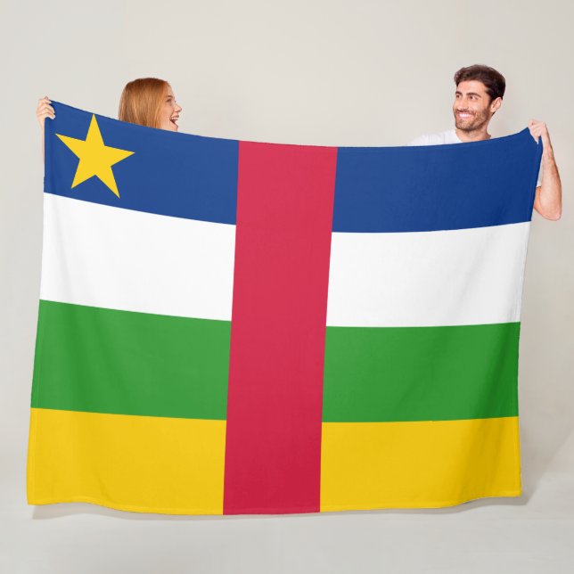 Manta Polar Bandera de la República Centroafricana (In situ)