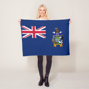 Manta Polar Bandera de las Islas Georgias del Sur y Sandwich d