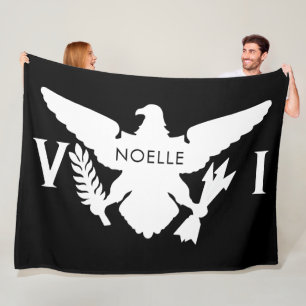 Manta Polar Bandera de las Islas Vírgenes de Estados Unidos, b