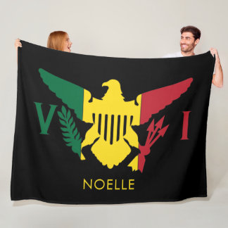 Manta Polar Bandera de las Islas Vírgenes de Estados Unidos, r