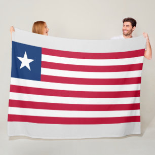 Manta Polar Bandera de Liberia (Liberia)