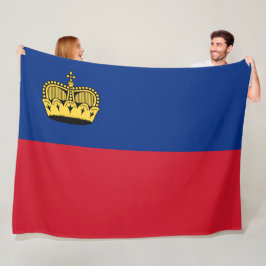 Manta Polar Bandera de Liechtenstein