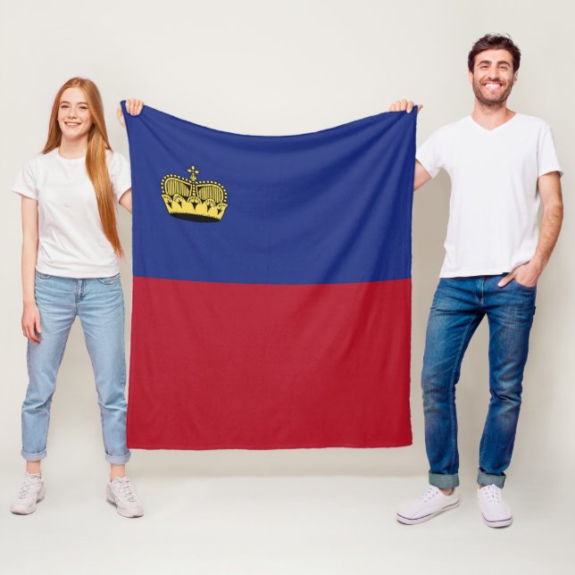 Manta Polar Bandera de Liechtenstein (In situ)