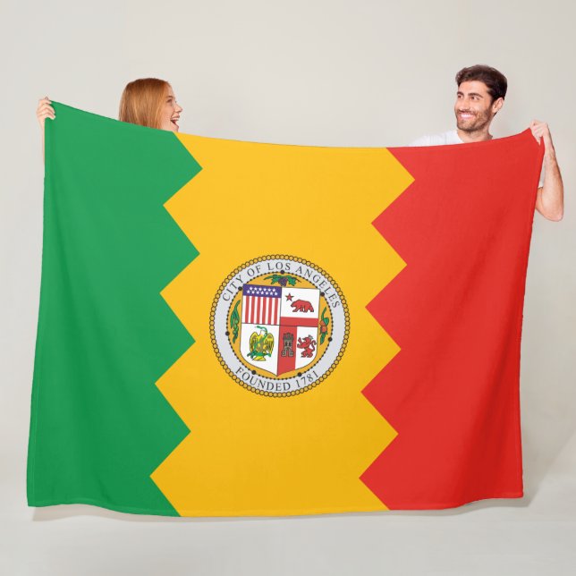 Manta Polar Bandera de Los Ángeles (California, Estados Unidos (In situ)