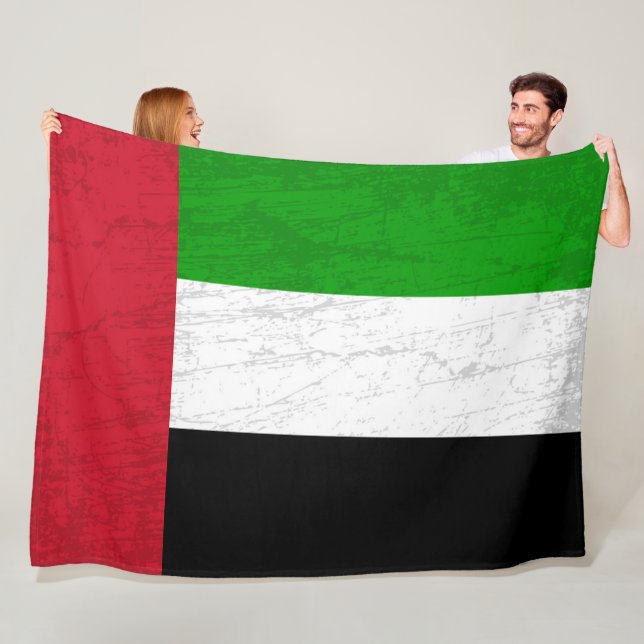 Manta Polar Bandera de los Emiratos Árabes Unidos - Tapiz (In situ)
