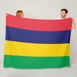 Manta Polar Bandera de Mauricio
