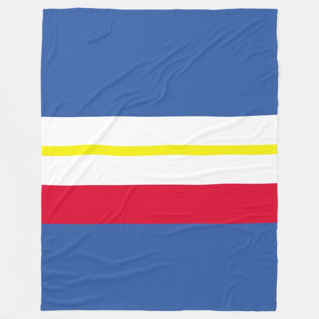 Manta Polar Bandera de Mecklenburg Fleece Blanket (Anverso)