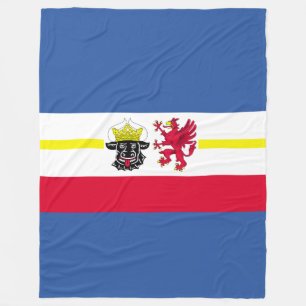 Manta Polar Bandera de Mecklenburg Fleece Blanket