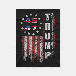 Manta Polar Bandera de Mercancías Trump hecha por Estados Unid
