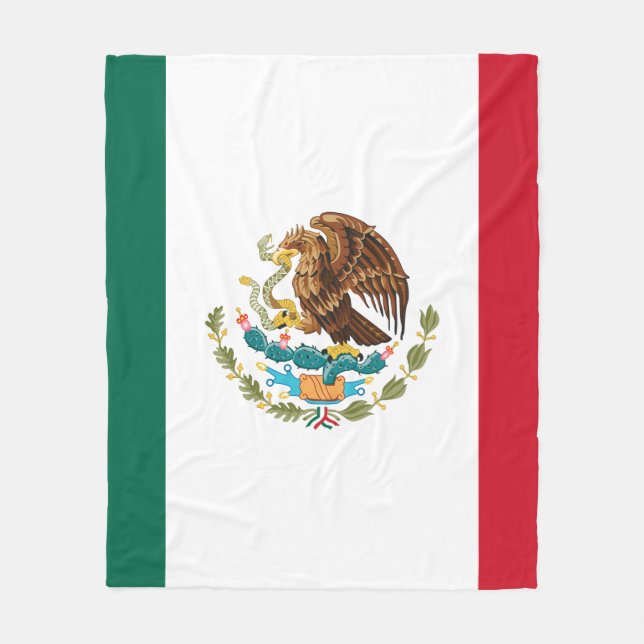 Manta Polar Bandera de México (Anverso)