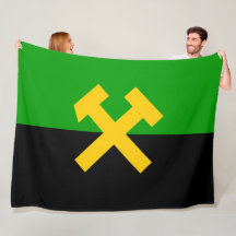 Bandera de mineros y trabajadores mineros