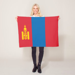 Manta Polar Bandera de Mongolia