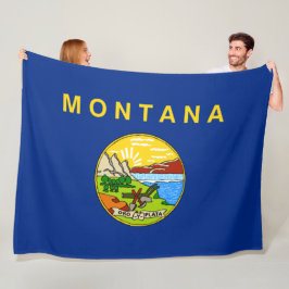 Manta Polar Bandera de Montana (Estado de los Estados Unidos)