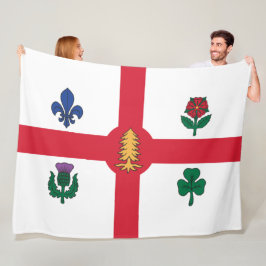 Manta Polar Bandera de Montreal (Quebec, Canadá)