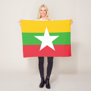 Manta Polar Bandera de Myanmar
