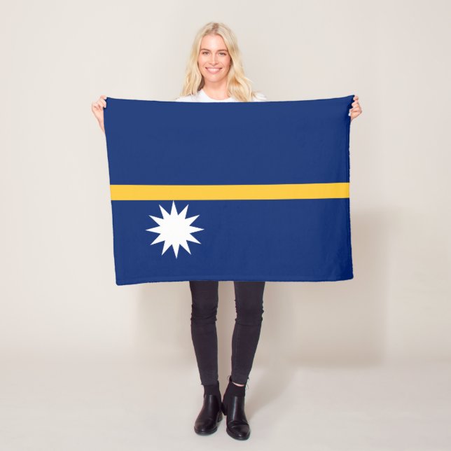 Manta Polar Bandera de Nauru (In situ)