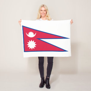 Manta Polar Bandera de Nepal
