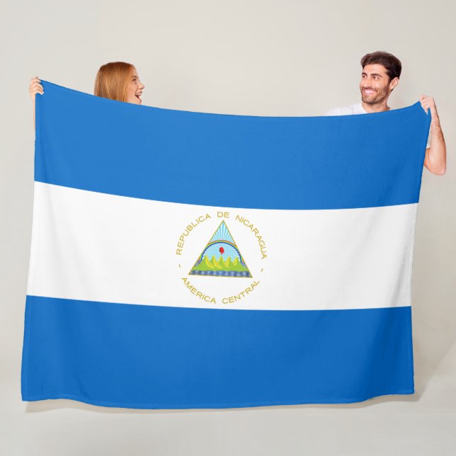 Manta Polar Bandera de Nicaragua (In situ)