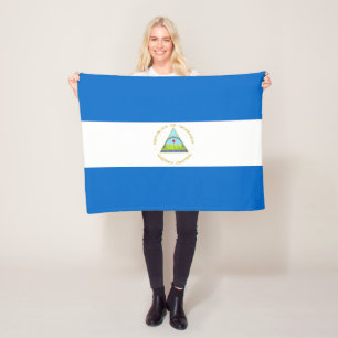 Manta Polar Bandera de Nicaragua