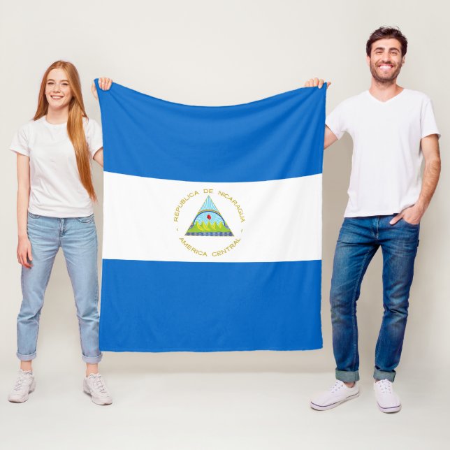 Manta Polar Bandera de Nicaragua (In situ)