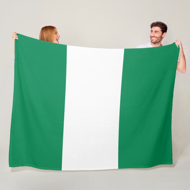 Manta Polar Bandera de Nigeria (In situ)