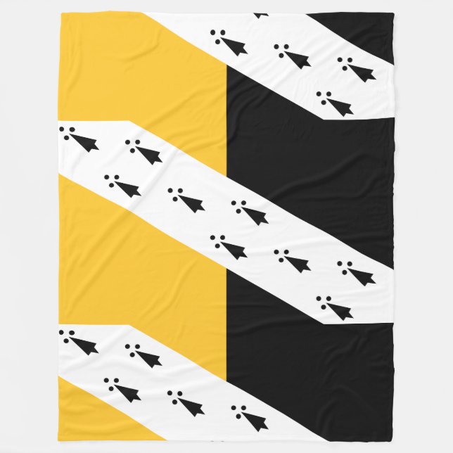 Manta Polar Bandera de Norfolk (Anverso)