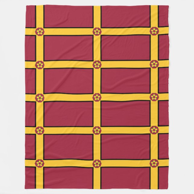 Manta Polar Bandera de Northamptonshire (Anverso)