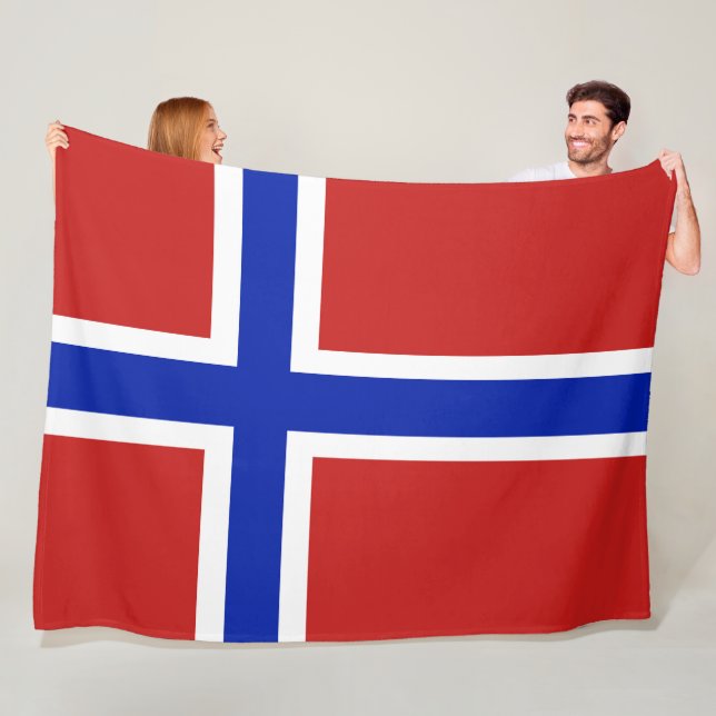 Manta Polar Bandera de Noruega (In situ)
