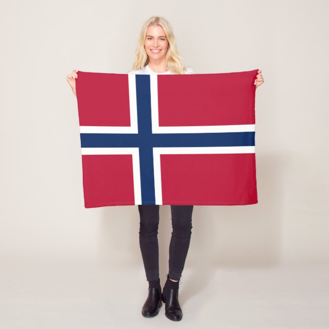 Manta Polar Bandera de Noruega (In situ)
