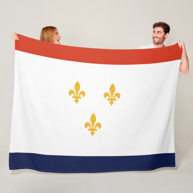 Manta Polar Bandera de Nueva Orleans (Luisiana, Estados Unidos (In situ)