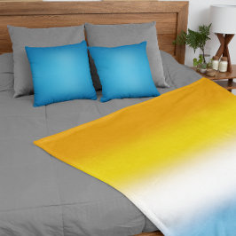 Manta Polar Bandera de orgullo AroAce con gradiente – Colorida