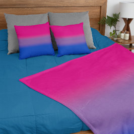 Manta Polar Bandera de orgullo bisexual gradiente – Bandera Bi