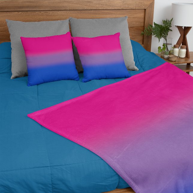 Manta Polar Bandera de orgullo bisexual gradiente – Bandera Bi (Subido por el creador)