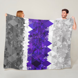 Manta Polar Bandera de orgullo Greygender geométrico boho retr