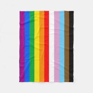 MANTA POLAR BANDERA DE ORGULLO INCLUSIVA PARA LGBTQ+