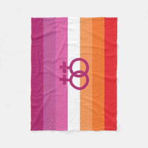 Manta Polar Bandera de orgullo lésbico WLW