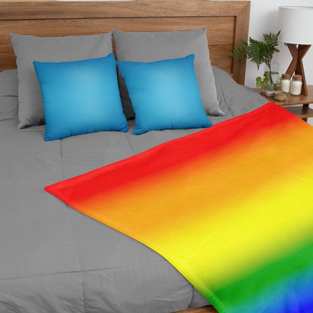 Manta Polar Bandera de Orgullo LGBTQ+ de Arcoíris de Gradiente (Subido por el creador)