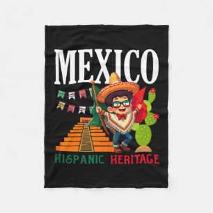 Manta Polar bandera de orgullo mexicano méxico raíces herencia