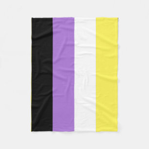 Manta Polar Bandera de Orgullo no binaria