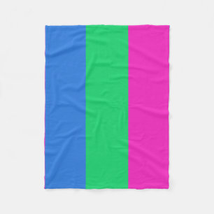 Manta Polar Bandera de orgullo polissexual