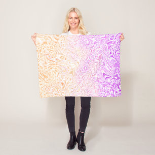 Manta Polar Bandera de Orgullo Trixic Abstracto Boho Hippie