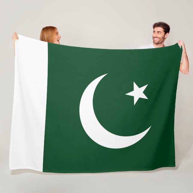 Manta Polar Bandera de Pakistán (In situ)
