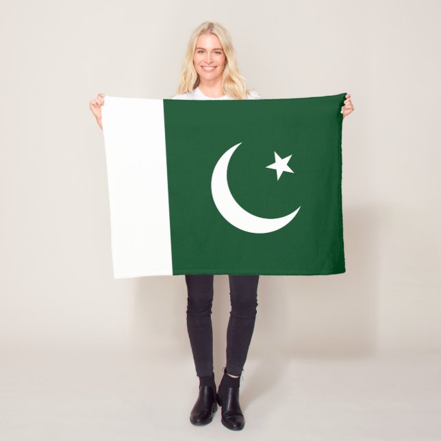 Manta Polar Bandera de Pakistán (In situ)