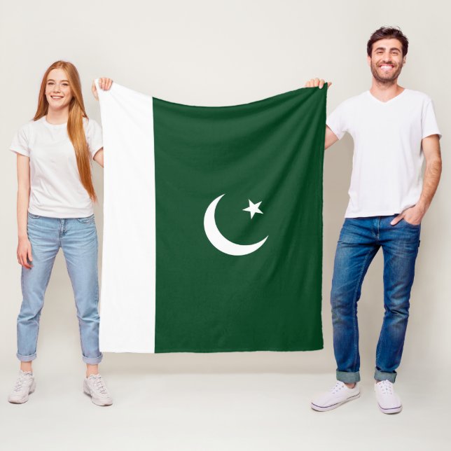 Manta Polar Bandera de Pakistán (In situ)