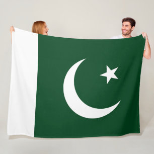 Manta Polar Bandera de Pakistán grande